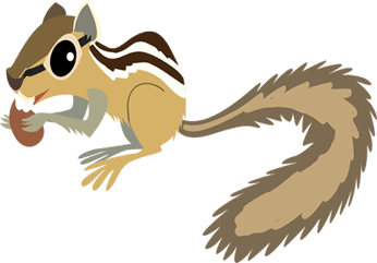 Five-striped palm squirrel